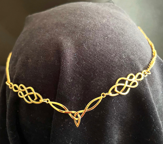 Delicate Celtic Tiara Circlet - Silver or Gold