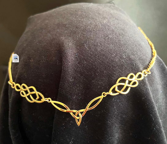 Delicate Celtic Tiara Circlet - Silver or Gold