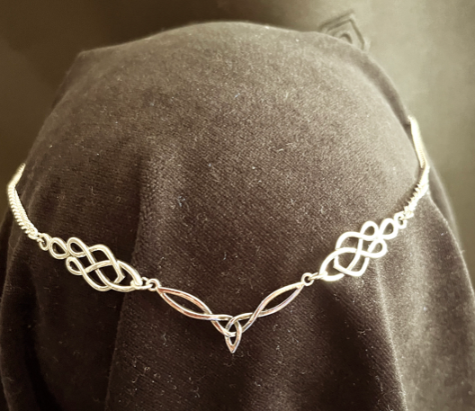 Delicate Celtic Tiara Circlet - Silver or Gold