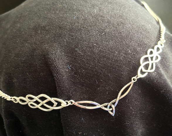 Delicate Celtic Tiara Circlet - Silver or Gold