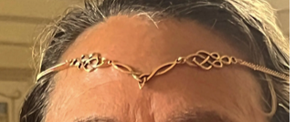 Delicate Celtic Tiara Circlet - Silver or Gold