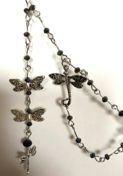 Dragonfly Tiara Circlet (Silver or Gold)