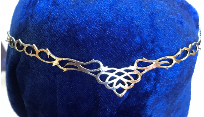 Tiara - Celtic Chevron Tiara Silver or Gold