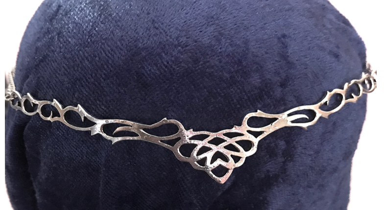 Tiara - Celtic Chevron Tiara Silver or Gold