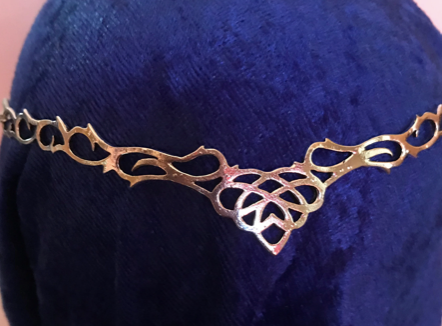 Tiara - Celtic Chevron Tiara Silver or Gold