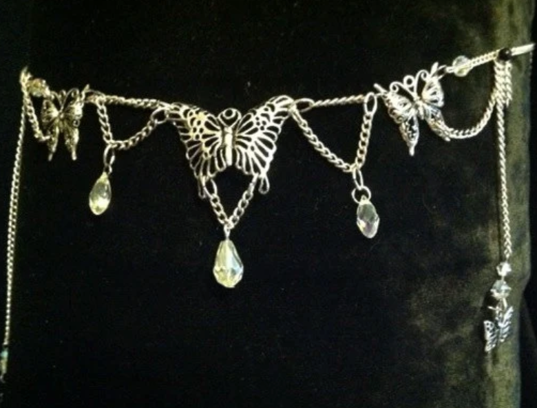 Tiara - Butterfly Tiara Silver or Gold