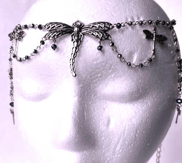 Dragonfly Tiara Circlet (Silver or Gold)