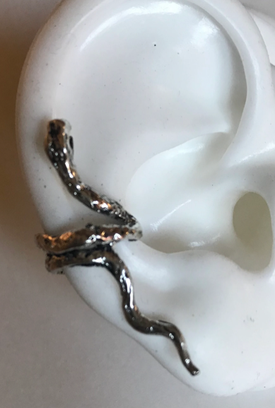 Ear Cuff - Snake Ear Cuff Silver