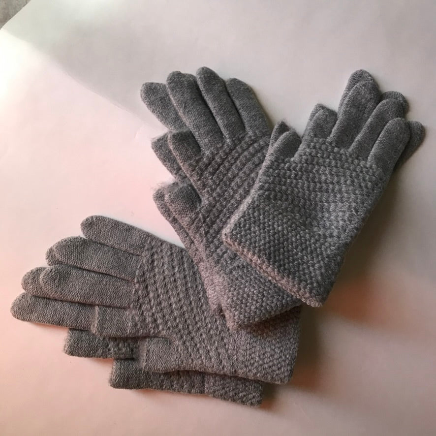 Gloves - Two Finger Gloves Black, Gray or Rose