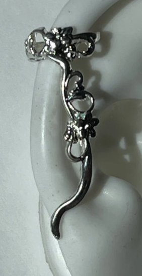 Ear Cuff - Climbing Vine Ear Cuff in Silver or Gold