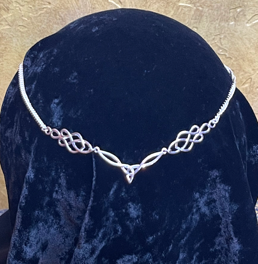 Delicate Celtic Tiara Circlet - Silver or Gold